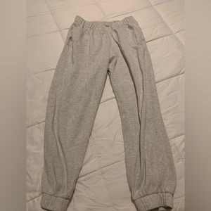 White/Grey Hollister Sweatpants